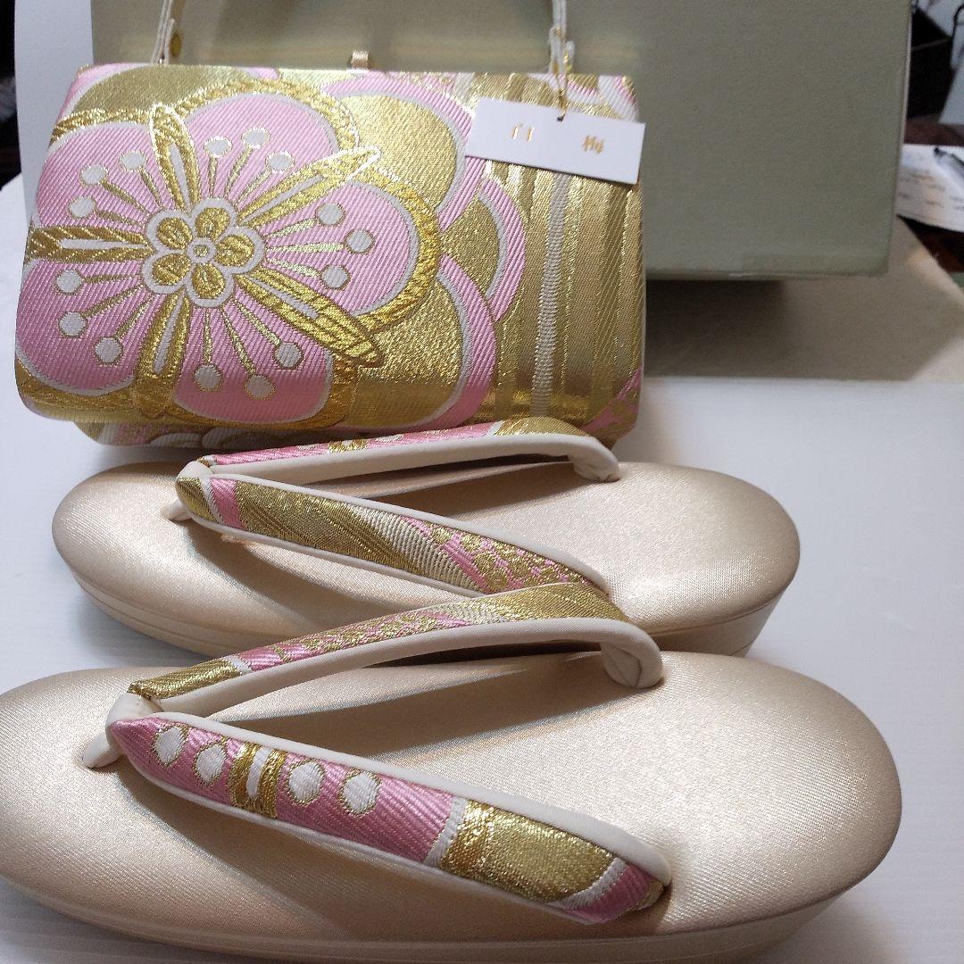 和装草履バックセット 振袖訪問着 白梅 未使用Lサイズ ZB 88 きーはあ様 和装草履バックセット 振袖訪問着 白梅 未使用Lサイズ ZB 88 きーはあ