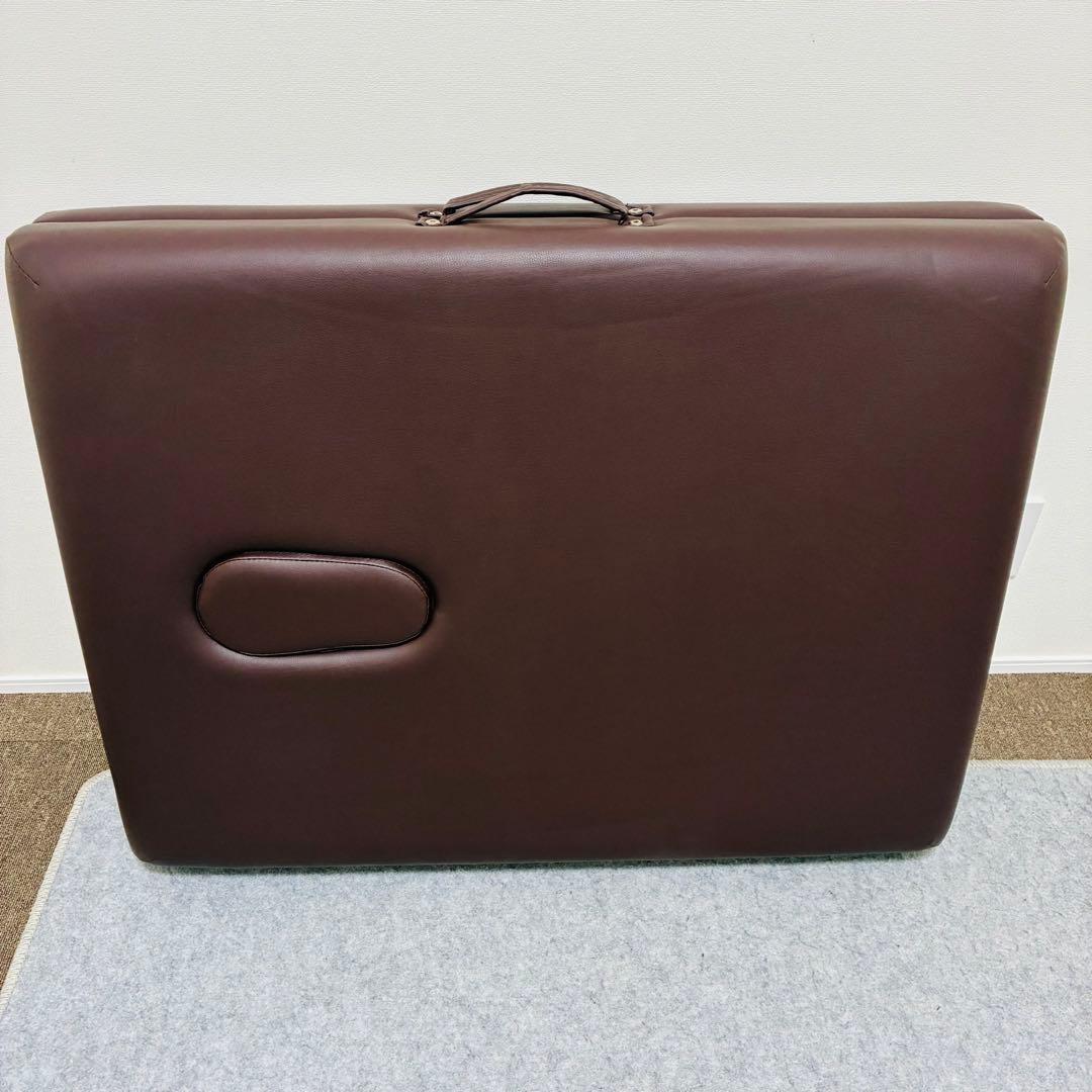 World JB 折りたたみマッサージ用ベッド 施術台 ブラウン ケース付き