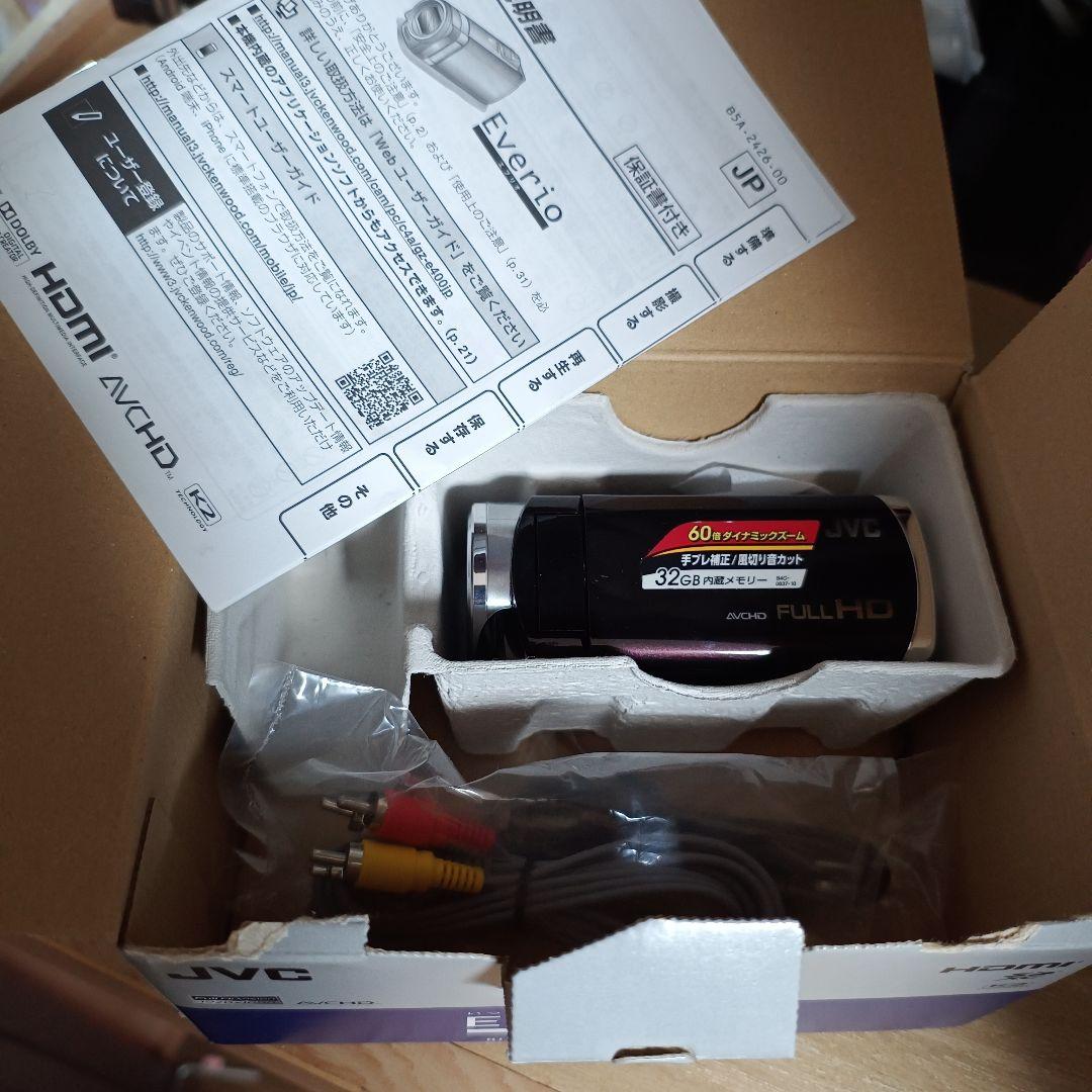 JVC ケンウッド エブリオ ビデオカメラ GZ-E400-T アダプター欠 Amazon | JVC ビデオカメラ ハイビジョンメモリームービー 32GB