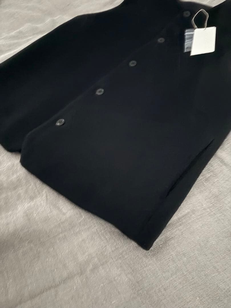 《nest Robe CONFECT》ウールモッサークルーネックベスト ブラック