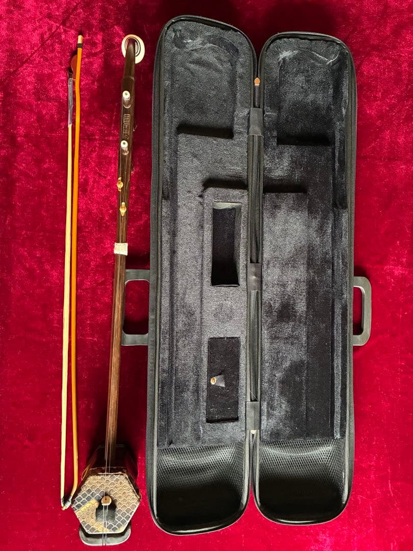 二胡☆最上級明清老紅木☆古月琴坊・万其興製作☆十年保証☆1123人100