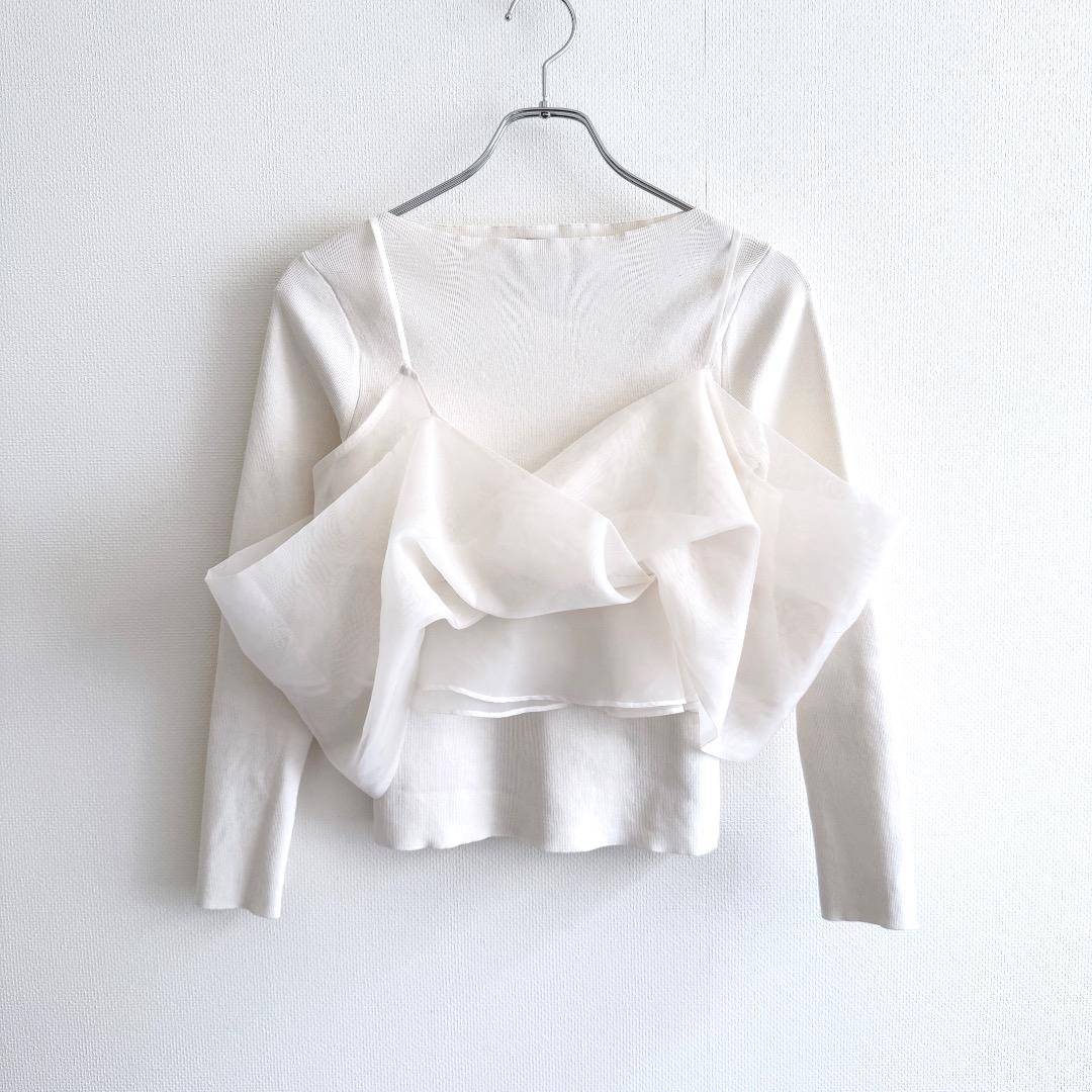 CELFORD カシュクールキャミセットニットプルオーバー - メルカリ