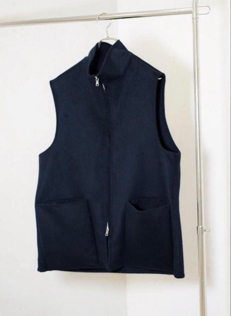 未使用maatee&sons Cashmere W-Face Vest MAATEE&SONS / W-FACE VEST | LiNN