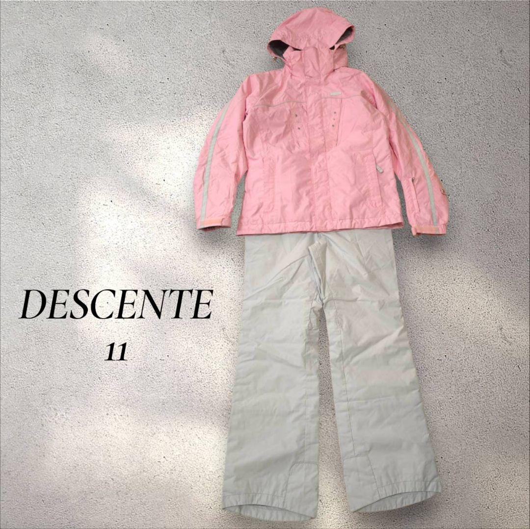DESCENTE ピンク スキーウェア 11 DESCENTE（デサント） （キッズ）ジュニア 子供 スキーウェア