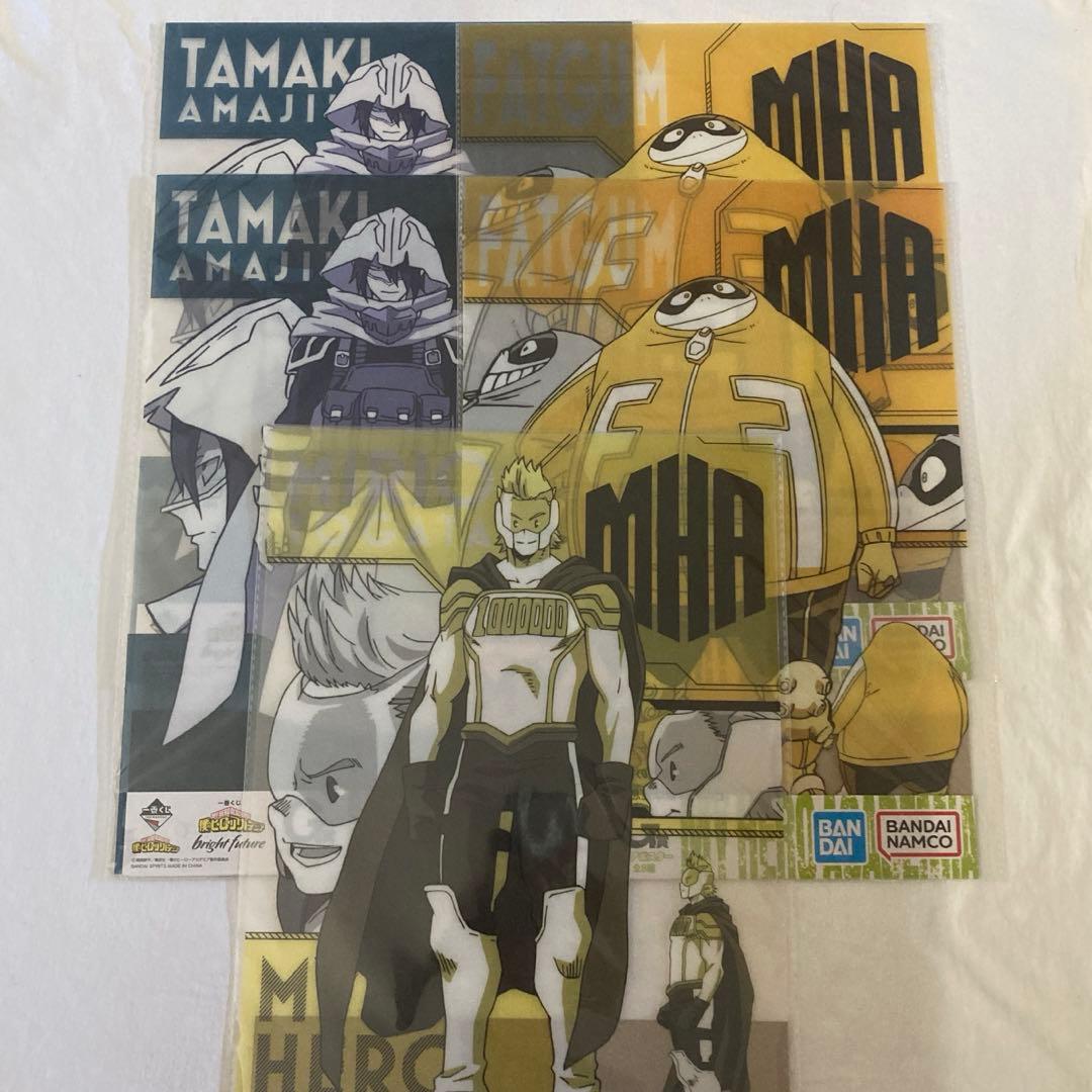 ヒロアカ 一番くじ クリアポスター ビックメタリックシート 計12点