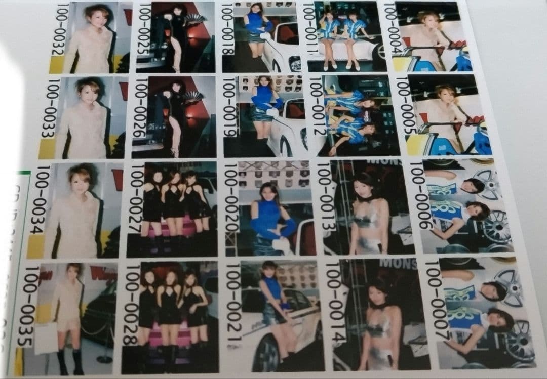 レースクイーン 写真 はがきサイズ 37枚 早野久美子 坂間恵 杉村陽子