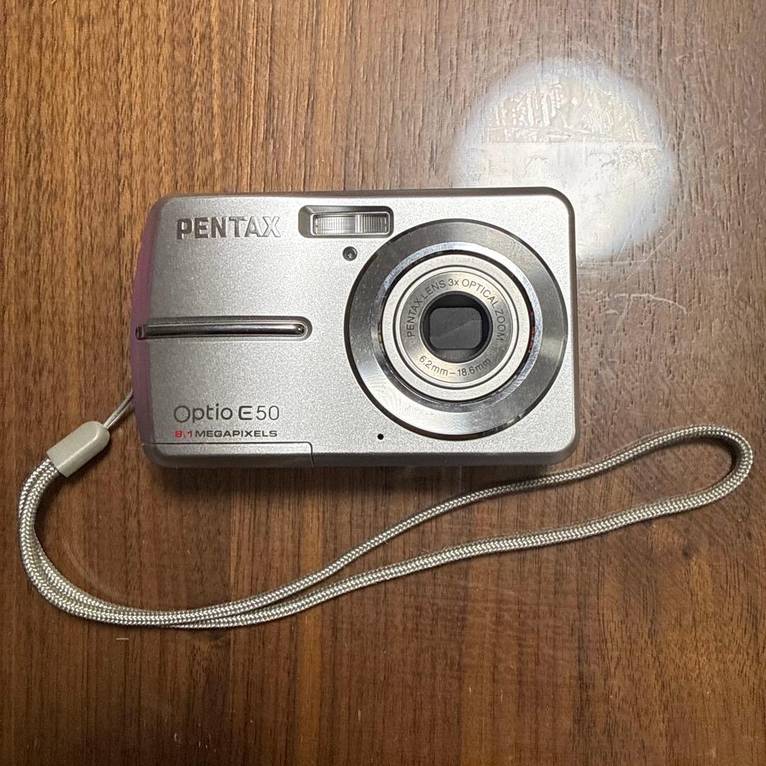 PENTAX Optio E50 8.1メガピクセル コンパクトデジタルカメラ - メルカリ