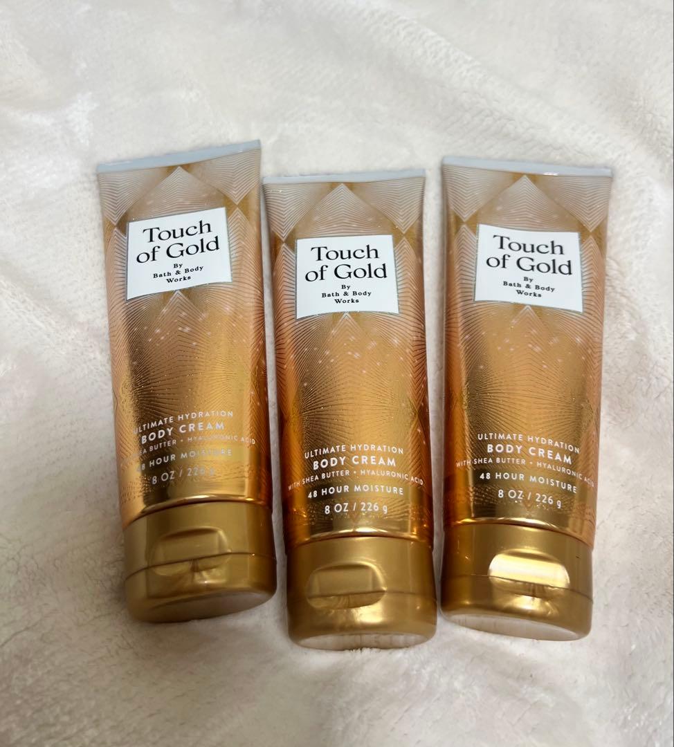 バスアンドボディワークス Touch of Gold ボディクリーム 3本セット