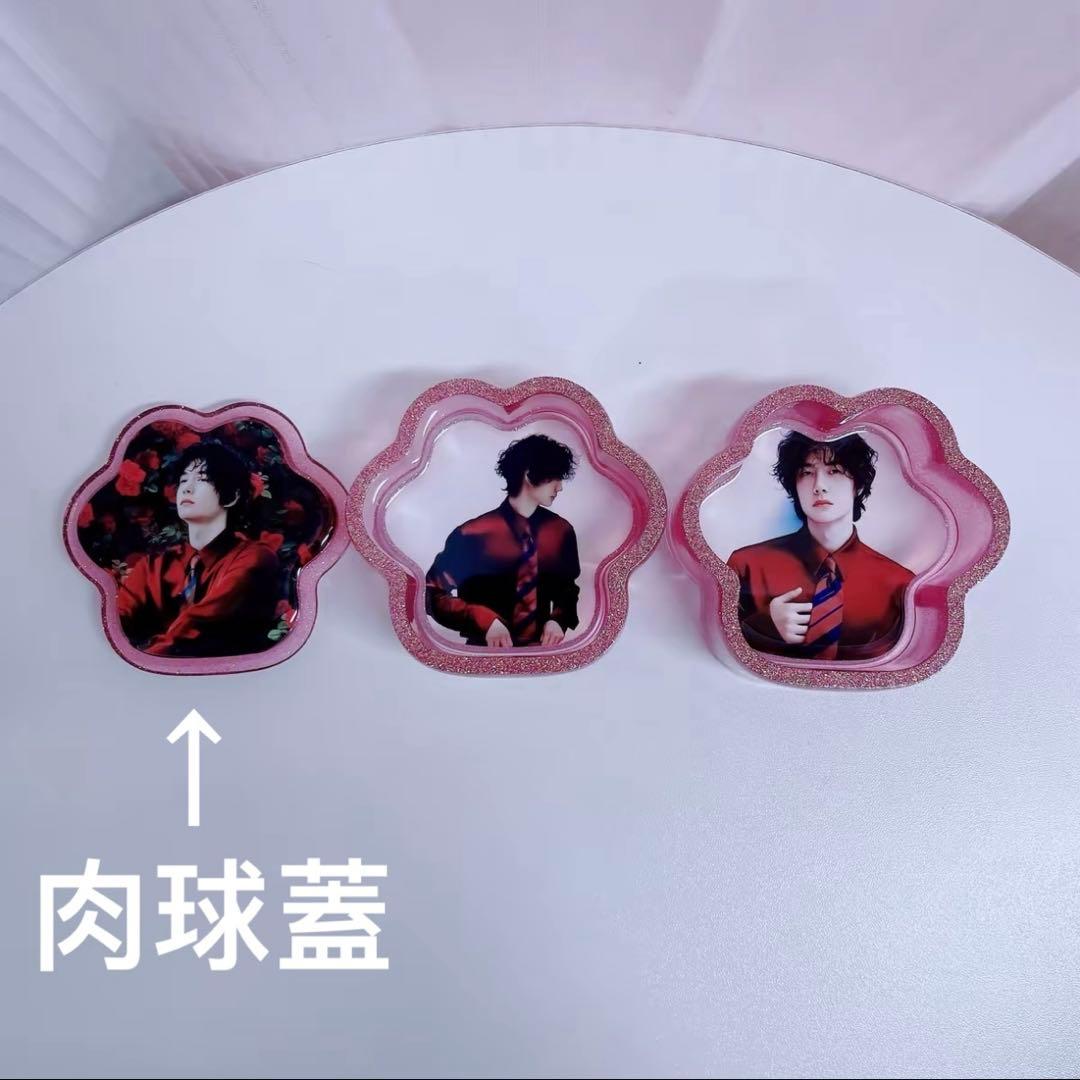 王一博 二層構造の猫の肉球レジン収納ボックス❣️5セット❣️確認用