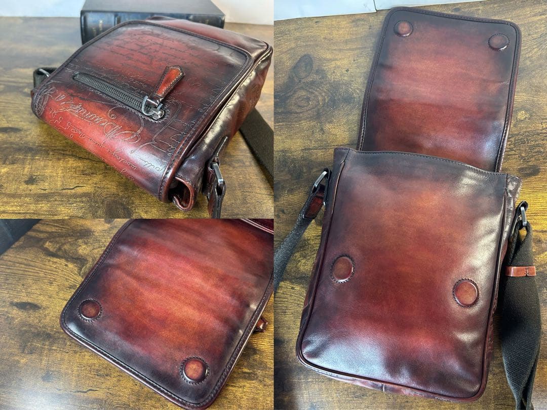 廃盤52万円 Berluti ジュールJ ショルダーバッグ スクリット - メルカリ