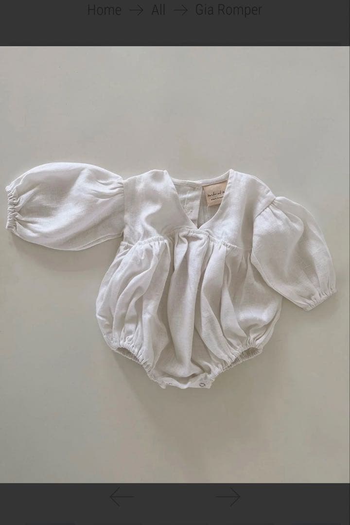 marlow and mae / Gia Romper 1y - メルカリ