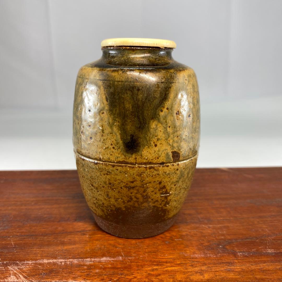 茶道具】市野陶勝造 丹波焼肩衝茶入（共箱） - メルカリ