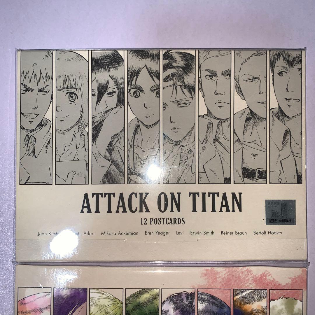 進撃の巨人 WIT STUDIO 書き下ろしポストカードセット 2種 - メルカリ