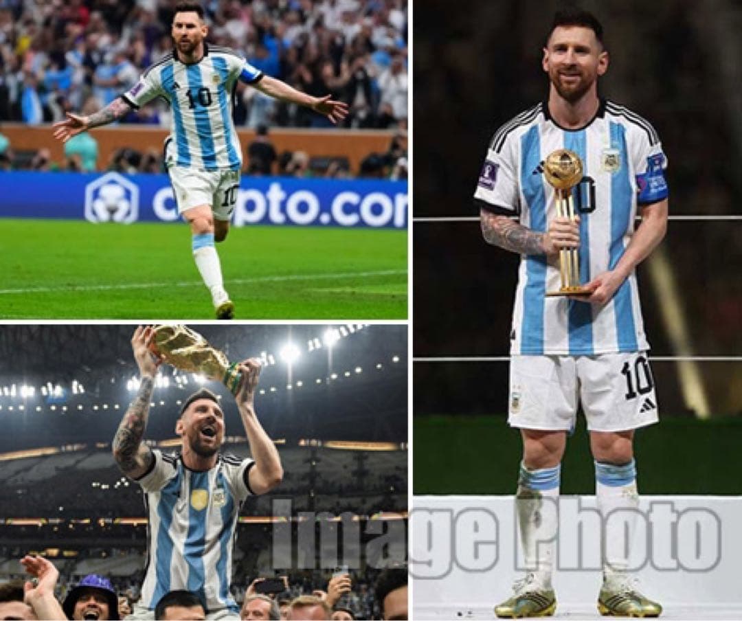 オリジナルフィギュア】検) メッシ ワールドカップ2022 優勝&MVPver