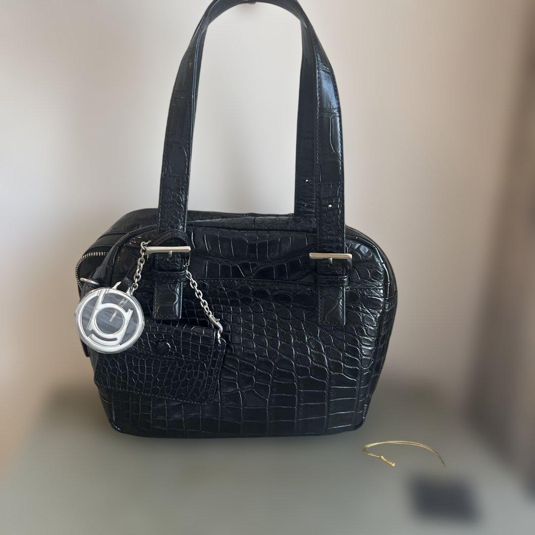 BEAUGRAND ボーグラン　クロコ　ハンドバッグ ブラック 楽天市場】BEAUGRAND ボーグラン ワンショルダー 斜め掛け 肩掛け JRA