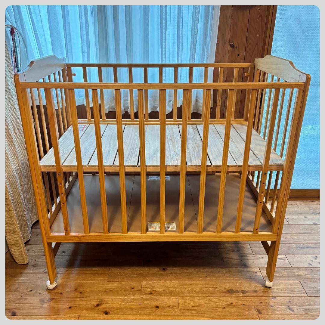 《綺麗❣️早い者勝ち❣️》カトージ　ベビーベット　 ハイシートベビーベッド⭐︎