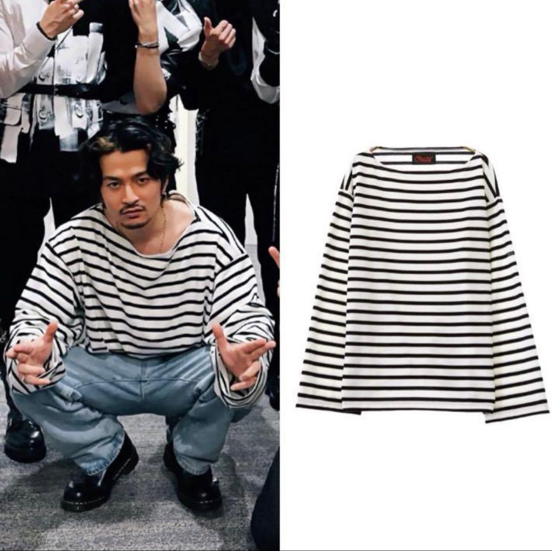 常田大希着 ウティoutil TORICOT AAST WOOL バスクシャツ - メルカリ