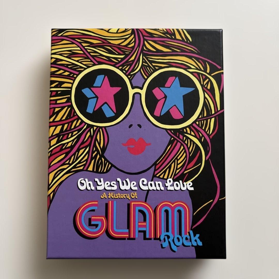 GLAM ROCK Oh yes we can love 5CD 稀少盤&本 OH YES WE CAN LOVE: A HISTORY OF GLAM ROCK (5CD BOX)/V.A. (GLAM