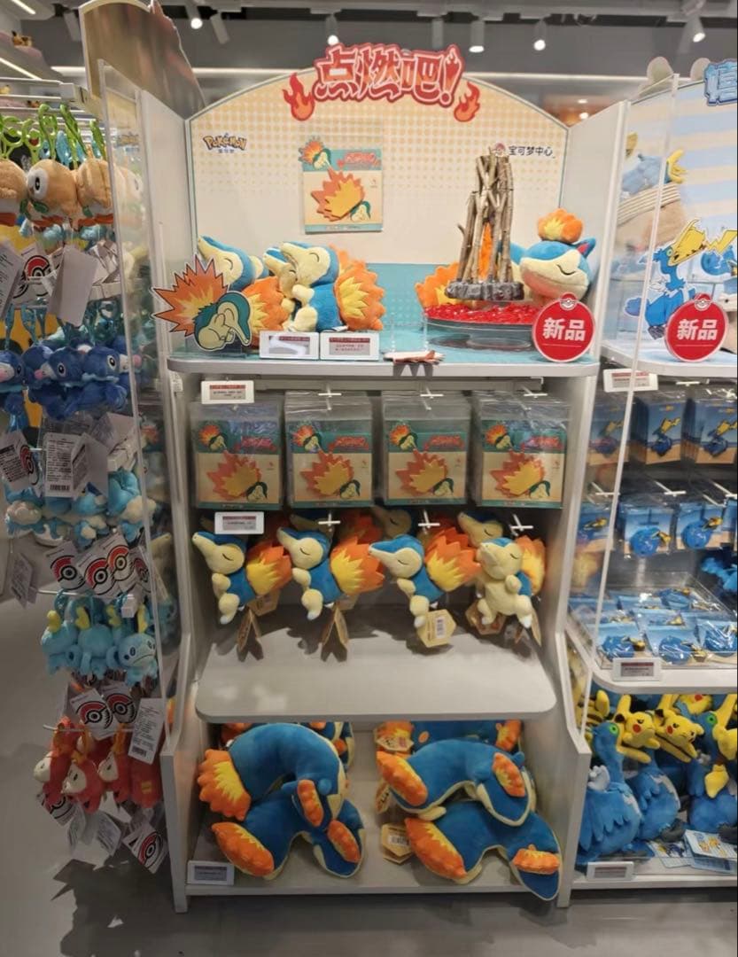 上海限定4点セット】ヒノアラシ ぬいぐるみ ペンケース 腕枕 付箋