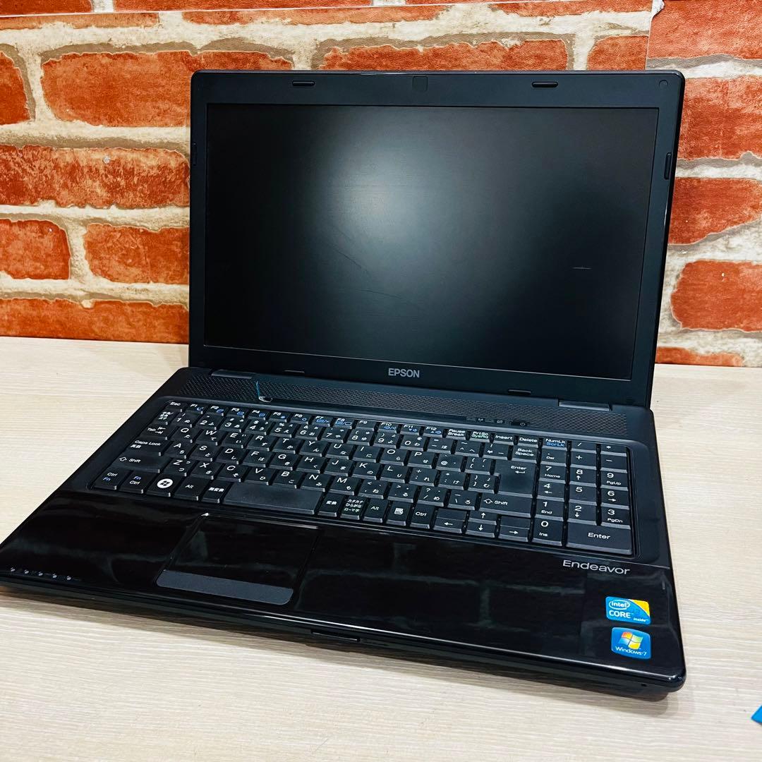 ⭐️K3041⭐️【EPSON】ノートパソコン Endeavor NJ330 Core iシリーズ”で進化したビジネスノートPC「Endeavor NJ3300」：SSD