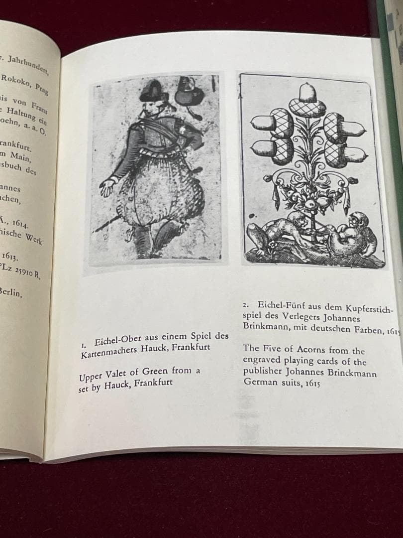 トランプ DAS KUPFER STICHSPIEL DES I.M.F.VON 1617