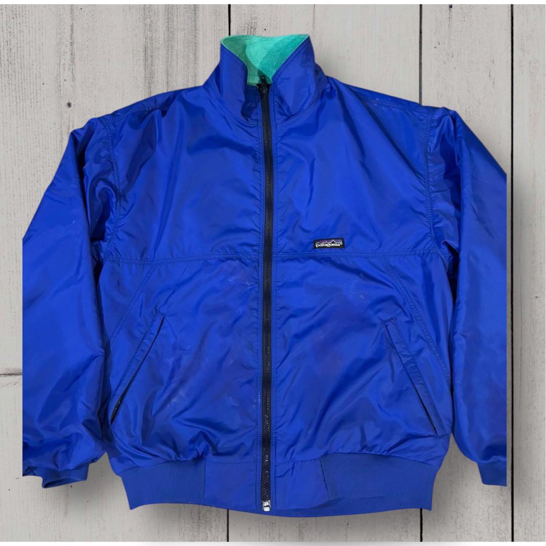 PatagoniaUSA製ナイロン×フリースジャケット ターコイズ M#280 ブランド古着】ナイロン×フリースジャケット（ナイロンジャケット