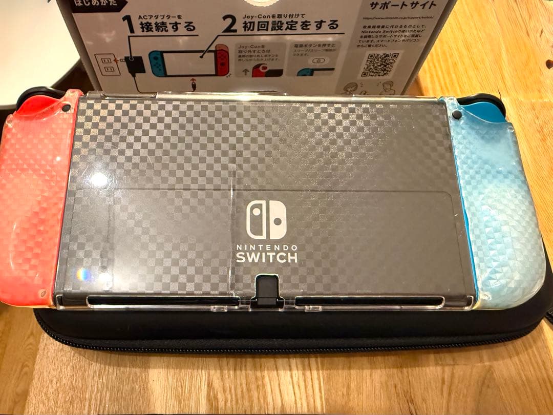 ほぼ未使用★《1年安心保証付》Nintendo Switch 有機ELモデル
