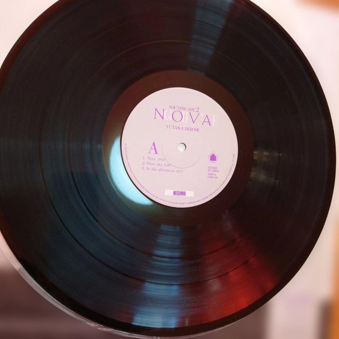 自主盤】NOVA / 広瀬豊 国内初回帯付 オリジナル アンビエント リラックス