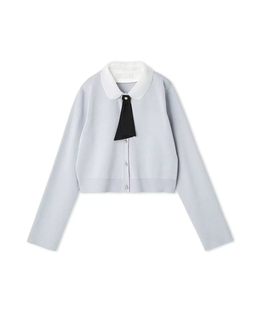 CELFORD セルフォード デタッチャブル総針カーディガン SAX CELFORD（セルフォード） カーディガン デタッチャブル総針