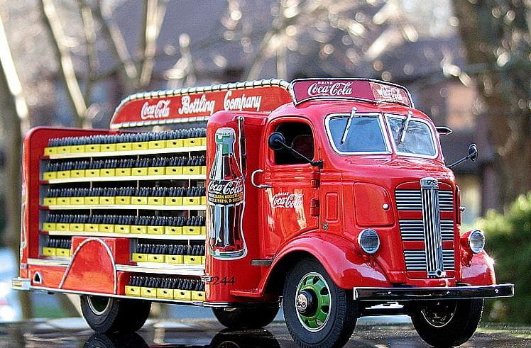 絶版☆コカコーラ 1938 デリバリートラック ダンバリーミント 1/24