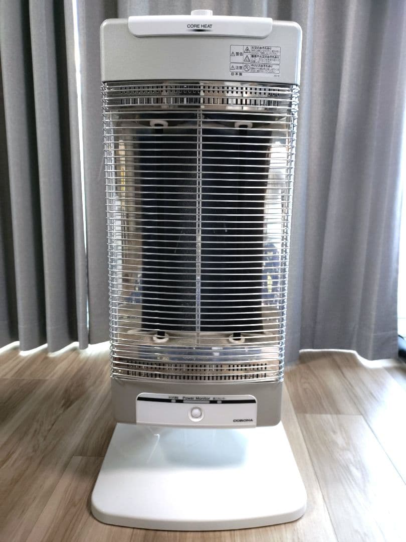 コロナ　遠赤外線電気ストーブ　コアヒート　DH-1218R　2019年製 ヨドバシ.com - コロナ CORONA コアヒート シャンパンシルバー DH