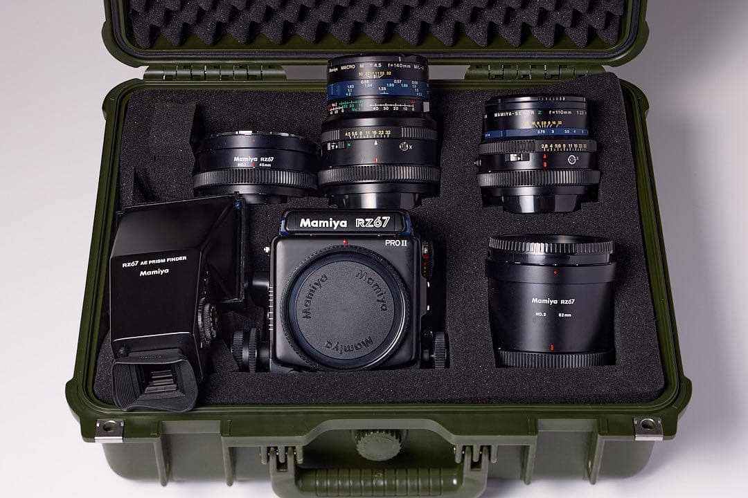 Mamiya RZ67 proⅡ レンズ2本/プリズムファインダー/中間リング Mamiya RZ67 proⅡ レンズ2本/プリズムファインダー/中間リング