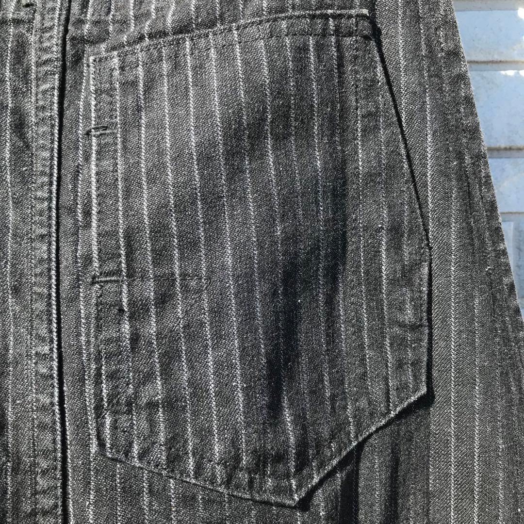 ダッパーズオーバーオール44 チャコールヘリンボーン