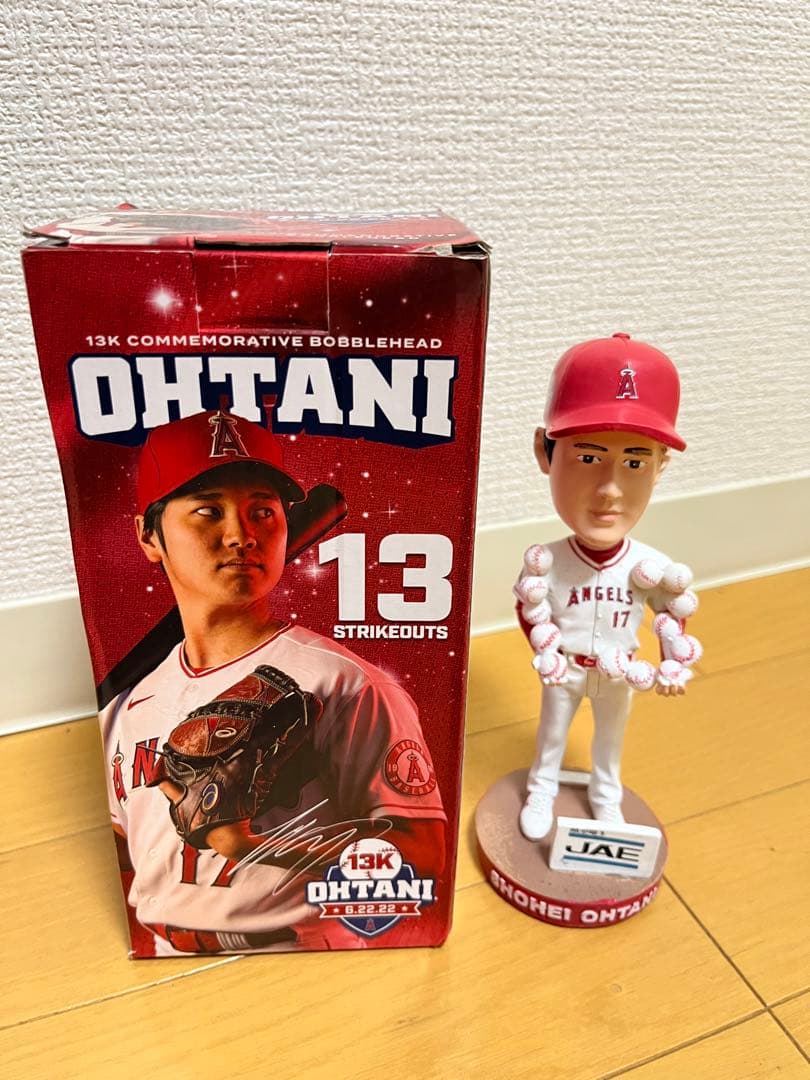 非売品　エンゼルス大谷選手　バブルヘッド これは欲しい！ 大谷翔平バブルヘッド人形、エンゼルス－アストロズ戦
