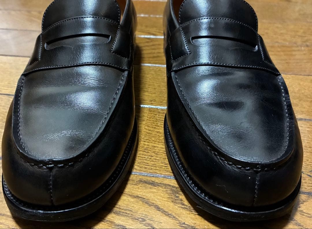 希少　J.M.WESTON 180 ローファー 5B ボックスカーフ ブラック