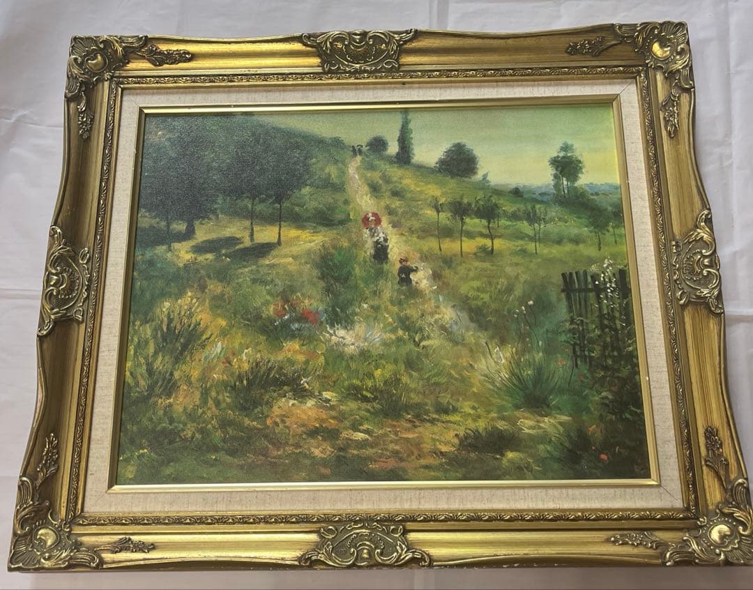 ルノワール 草原の坂道 複製品 - メルカリ