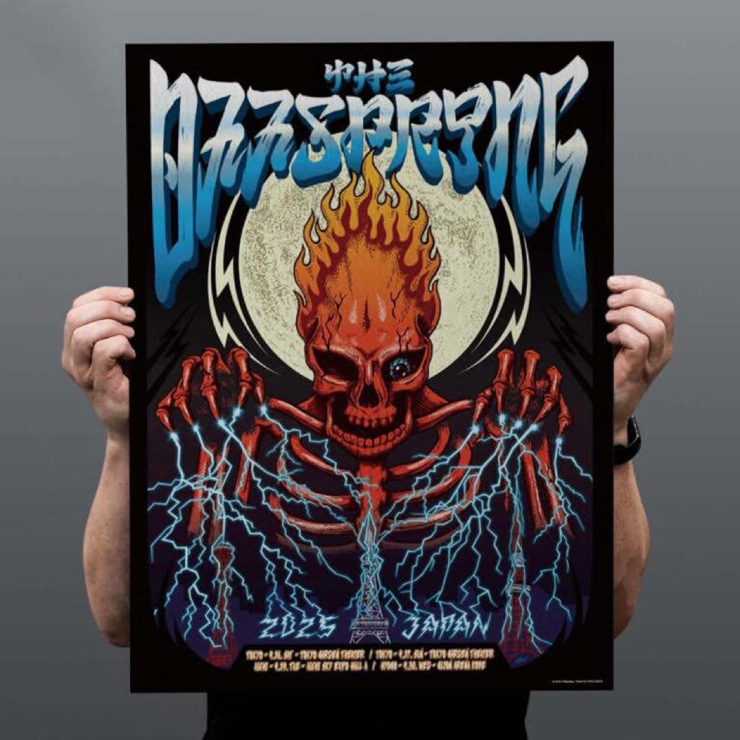 (未開封)The Offspring 2025年ライブポスター The Offspring The Woodlands TX 2025 FOIL EDITION Gig Poster