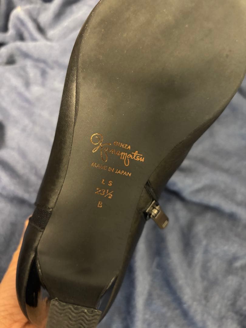 銀座かねまつ　ミススレンダーブーツ 23.5cm