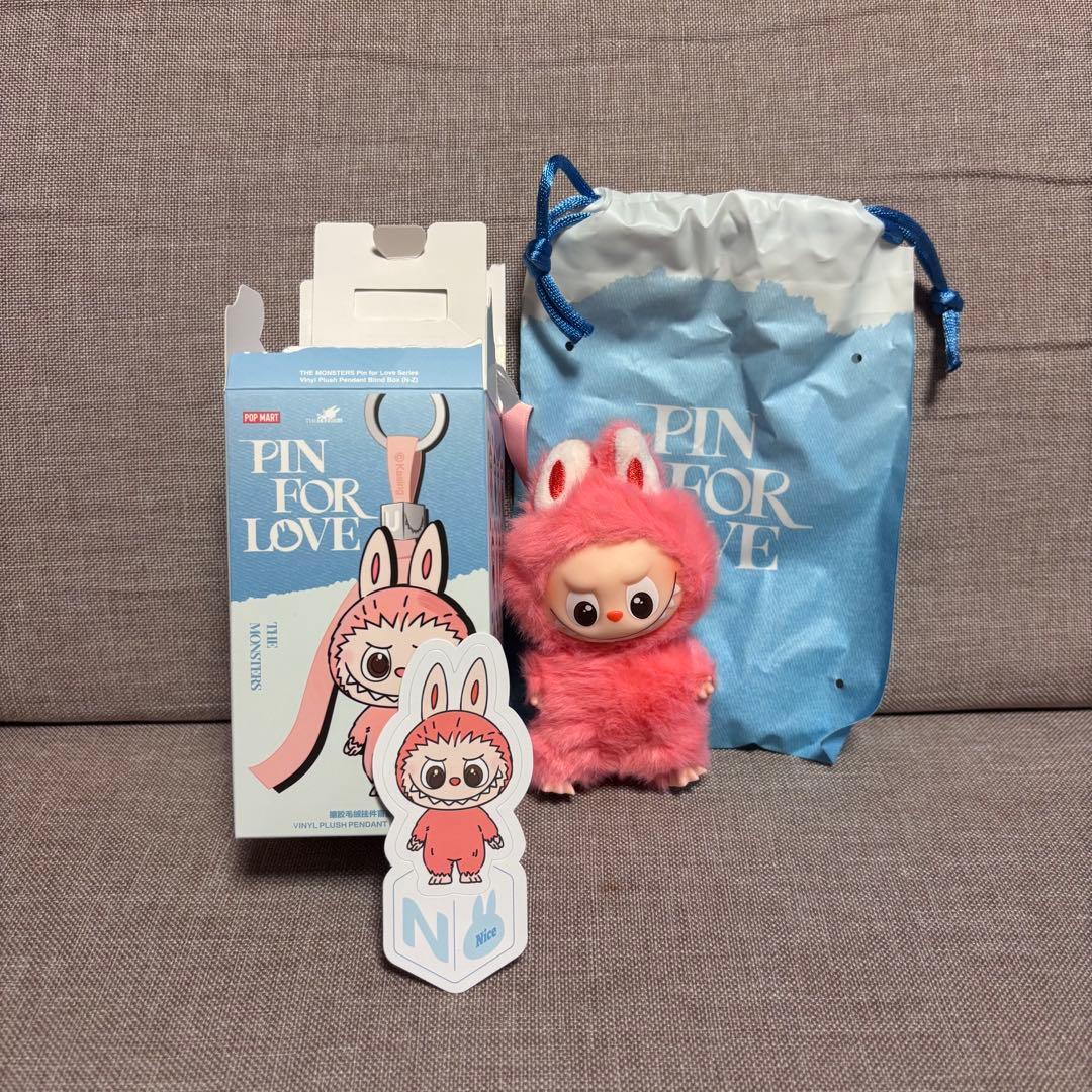 専用ラブブ Pin For Love ぬいぐるみ ペンダント NとL 楽天市場】【正規品保証・即日出荷】 THE MONSTER PIN FOR LOVE
