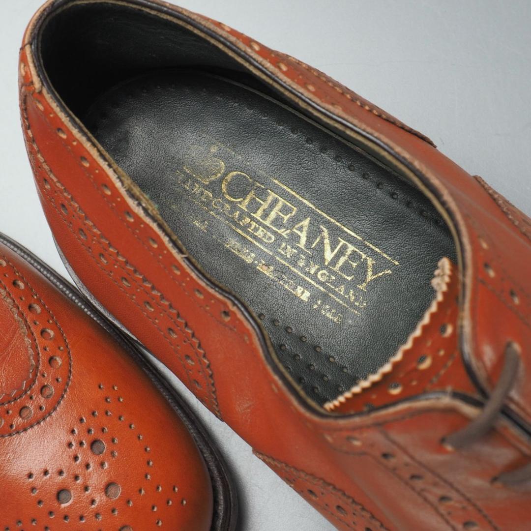 チーニー CHEANEY メンズ CHARLES ウイングチップ フルブローグ - メルカリ