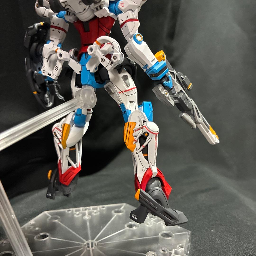 HG ジークアクス 塗装 完成品 ＋ジャイアントガトリングセット www