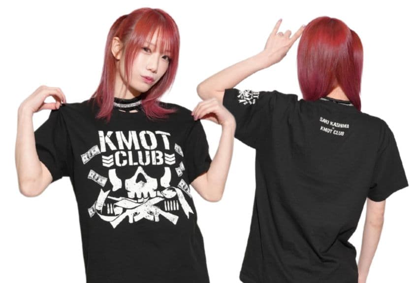 完売品】 スターダム 鹿島沙希 × KMOT CLUB Tシャツ Lサイズ - メルカリ