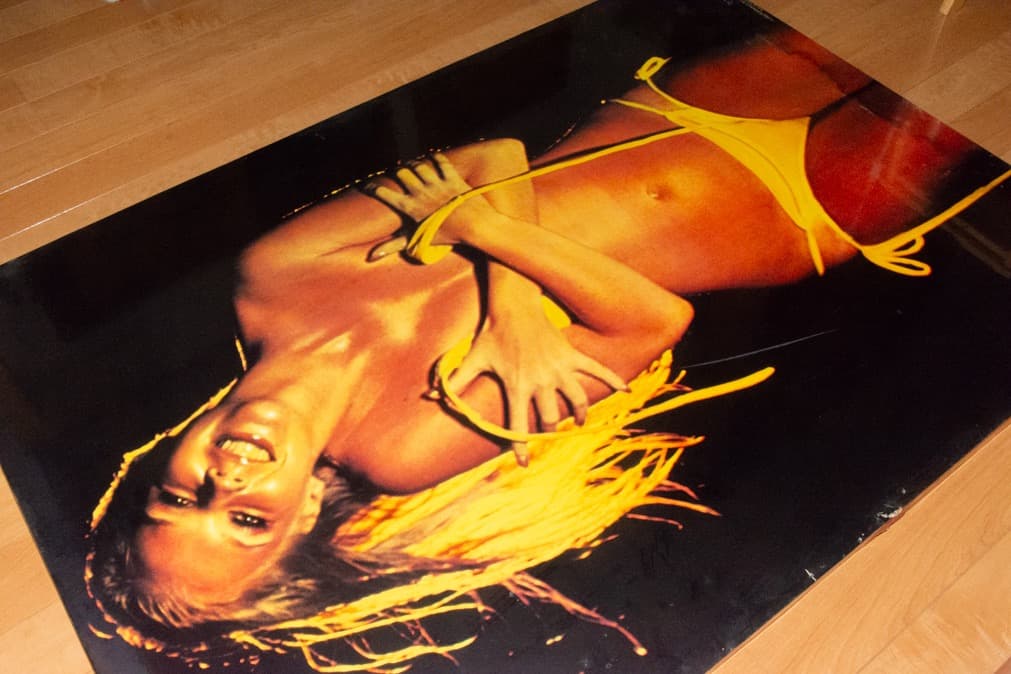 超特大 ユニチカ テイチクパック 水着 パネル 1970年代 高梨豊