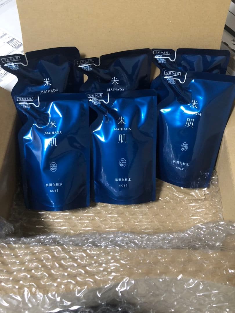 米肌(MAIHADA) 肌潤化粧水（つめかえ用） 110ml 6個 Amazon | 米肌(MAIHADA) 肌潤化粧水 つめかえ用 110mL ライスパワー No