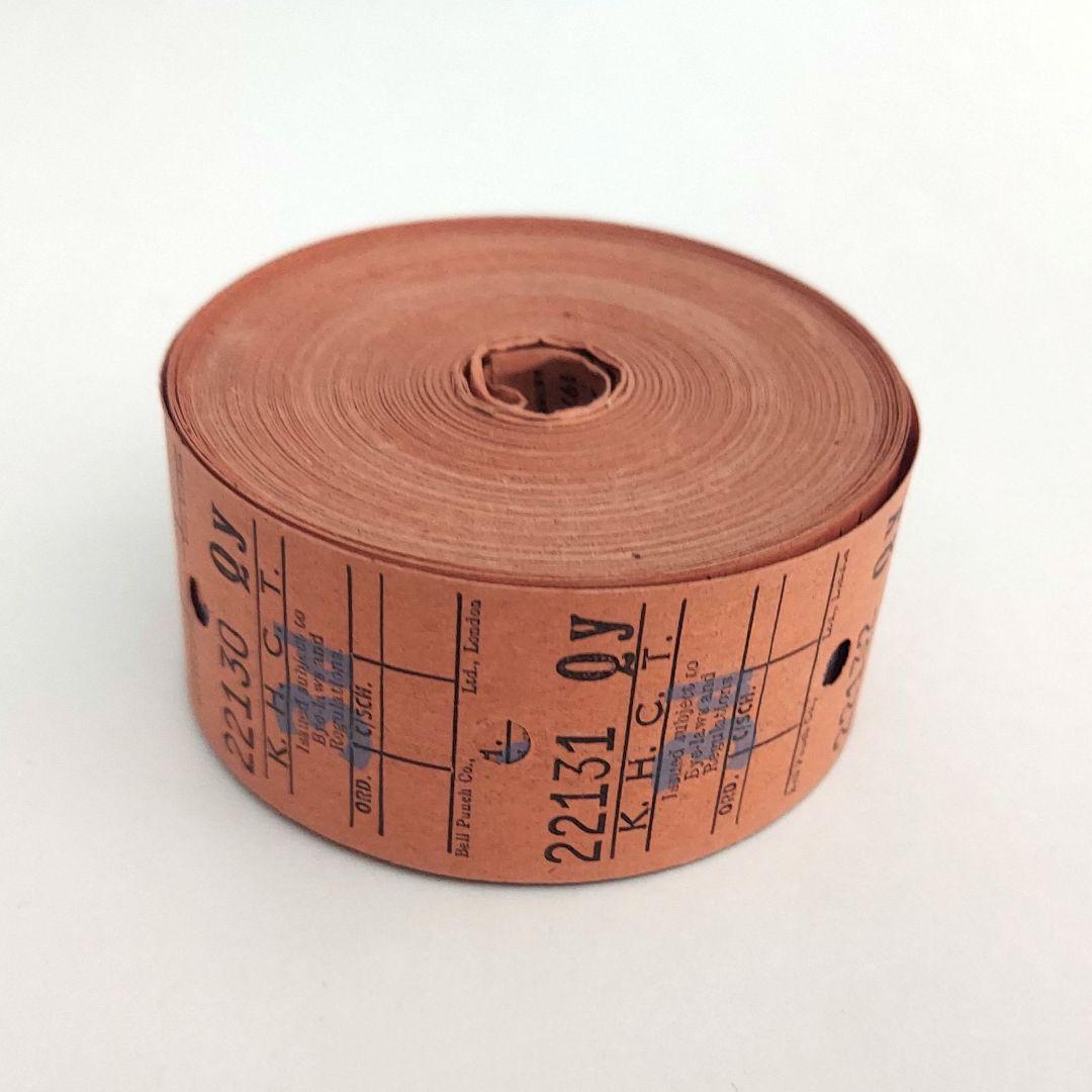 ヴィンテージ ロールチケット 1巻き バスチケット イギリス - メルカリ