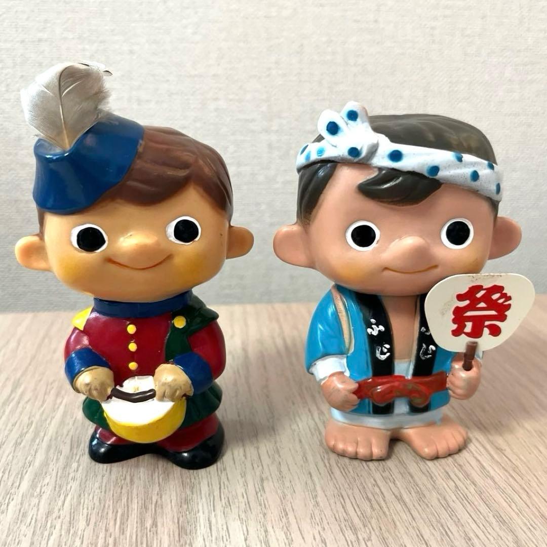 昭和レトロ 当時物 富士銀行 ソフビ 貯金箱 8個 - メルカリ