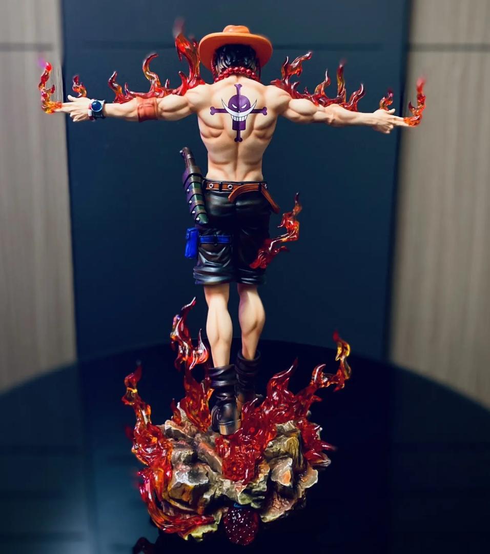 ワンピース エース フィギュア ガレージキット 塗装済み完成品 - メルカリ