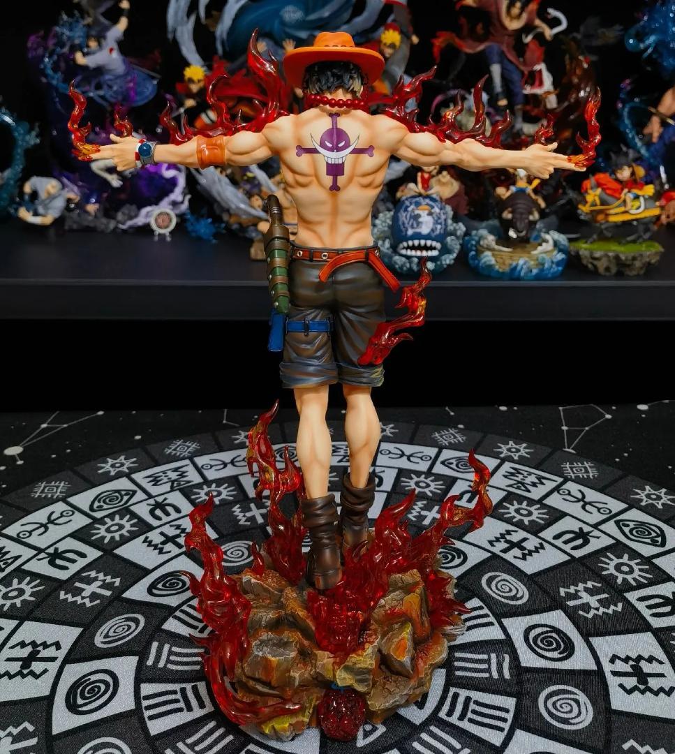 ワンピース エース フィギュア ガレージキット 塗装済み完成品 - メルカリ