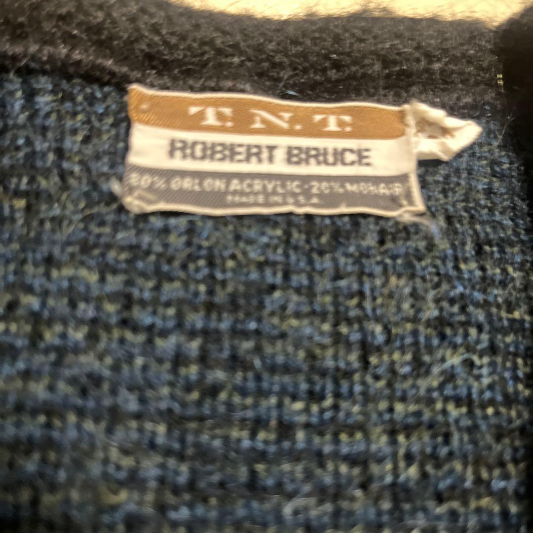 60's USA製 ROBERT BRUCE Vネックモヘアセーター - メルカリ