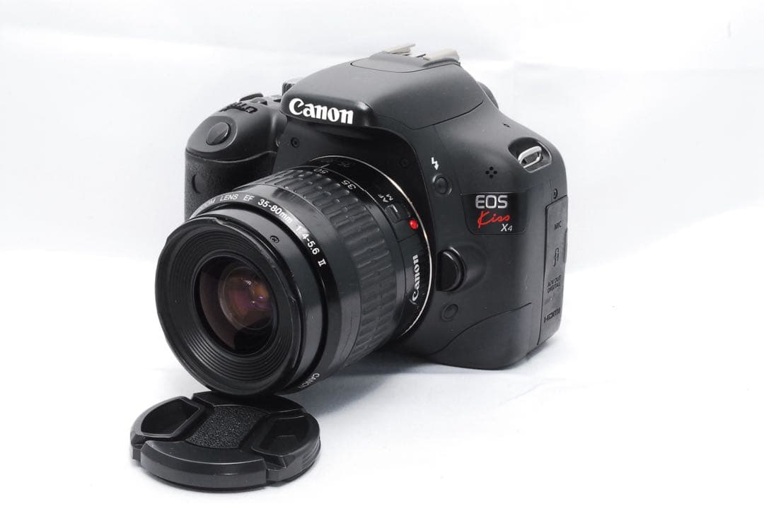 Canon kiss X4‼️ スマホ転送ケーブルSDカードレンズ清楚道具付き